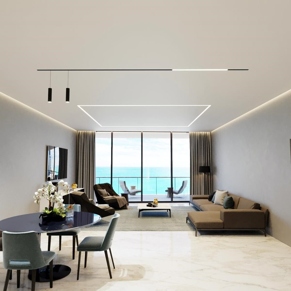 Round Shape Magnetic Track/Lights