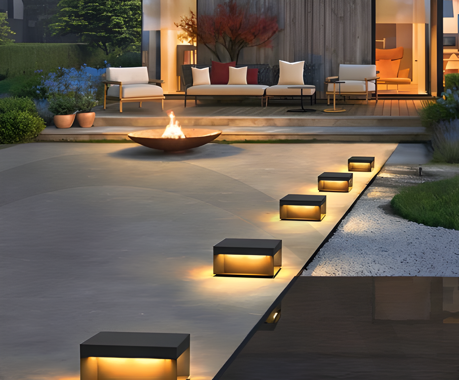 Outdoor Solar Garden Light-use